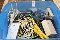 TUB OF ELECTRICIAL CORDS