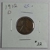 1912-D  Lincoln Cent  XF