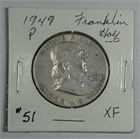 1949-P  Franklin Half Dollar  XF