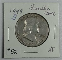 1949-S  Franklin Half Dollar  XF