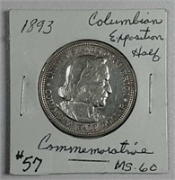 1893  Columbian Exposition Half Dollar  MS-60