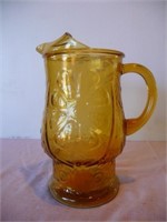 Gold Coloured Glass water pitcher