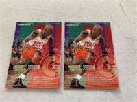 (2) Fleer 95-96 Michael Jordan #22 Cards