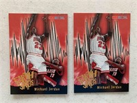 (2) 1996 NBA Hoops Michael Jordan #358 Cards
