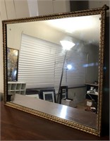 L - VERY LARGE GOLD FRAMED MIRROR