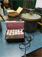 VINTAGE PRESSURE COOKER AND STEAM ROLLERS