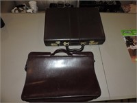 Charles Jourdan Leather Briefcase & Attache