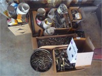 Pile of Bolts, Washers, fasteners