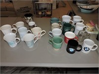 Large Collection of Assorted Coffee Cups