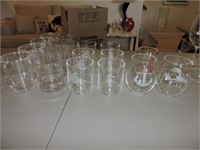 Collection of Old Fashioned Drink Glassware