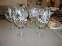 Collection of Assorted Acrylic Stemware