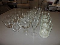 Collection of Assorted Glassware & Barware