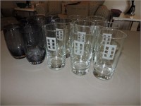 Collection of Assorted Nautical Glassware Tumblers