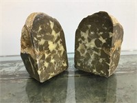 Septerian Stone nodule bookends