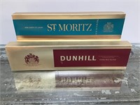 Vtg cigarette boxes Dunhill 20's and St. Mozis 20s
