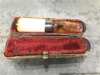 Antique 19th century Ivory and Amber cigar holder