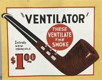 Original Ventilator Pipe Cardboard Sign