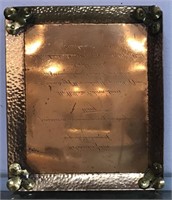 Copper engraved Wedding Invitation 1911