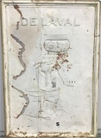 Antique Tin De Laval Sign