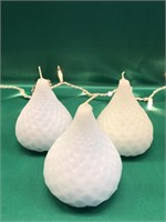 BLUE LED PEAR CANDLES