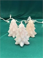 PINK LED CHRISTMAS TREE CANDLES