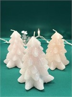 PINK LED CHRISTMAS TREE CANDLES
