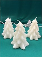 WHITE LED CHRISTMAS TREE CANDLES