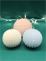 PINK LED LARGE KNOB BALL AND WHITE AND BLUE LED