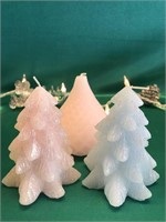 PINK PEAR AND BLUE AND PINK LED CHRISTMAS TREE