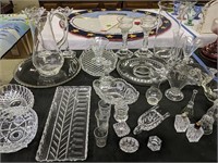 Crystal Serving Pieces, Bells Etc. Goebel And More
