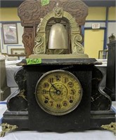 17" Bell Top Clock. With Pendulum, No Key