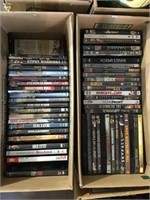 Dvds, Action Movies, Two Boxes