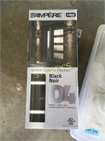 NEW Black Vertical Stream Outdoor / Indoor Light
