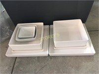 Qty of SQ. Pattern Serving Dishes