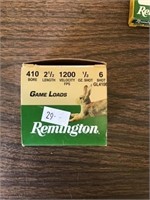 Remington .410 2 1/2 Shells Partial 80% And Slugs