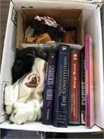 Books, Dvds, Wood Toys, Two Boxes
