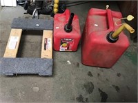 Gas Cans, Four Wheel Dolly