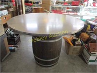BARREL TABLE-TOP NOT ATTATCHED