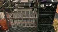 Soda Rack and Crates