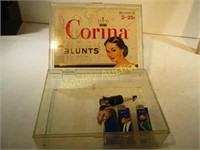CORINA ADVERT. BOX WITH MISC