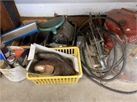 Gas Cans, Trap, Assorted Items