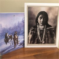 Qty 2 - Native American Prints