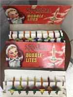Qty 2 - Vintage Noma Christmas Bubble Lights