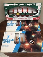 Qty 2 - Vintage Bubble Lights/Lites