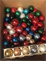 Box of Christmas Ornaments, Some Vintage
