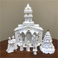 Ceramic Christmas Church