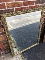 Vintage Ornate Gold Floral Mirror (38" x 30")