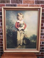 Large Vintage Painting (Approx 34" x 28")