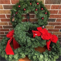 Qty 4 - Christmas Wreaths