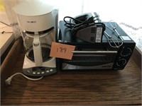 Toaster Oven, Mixer & Coffee Pot
